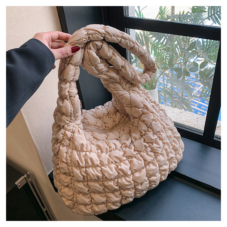 Wholesale Nylon Pleated Cloud Large Capacity Single Shoulder Crossbody Bag