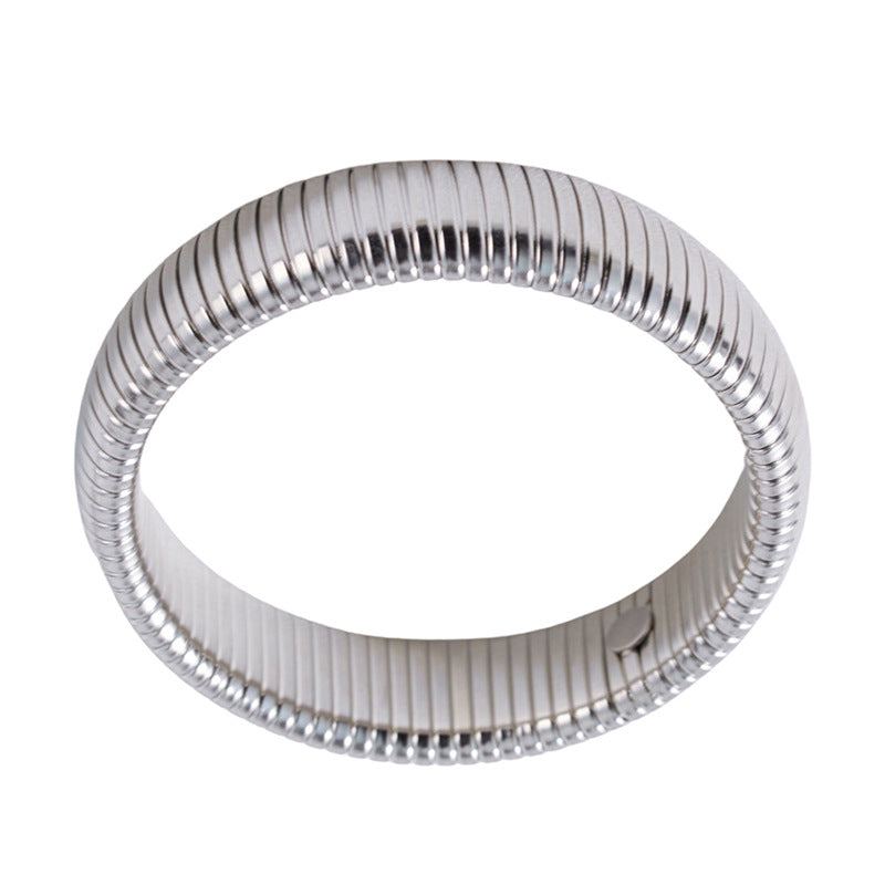 Wholesale Gold Plated Stainless Steel Vintage Snake Bone Titanium Steel Vintage Bracelet