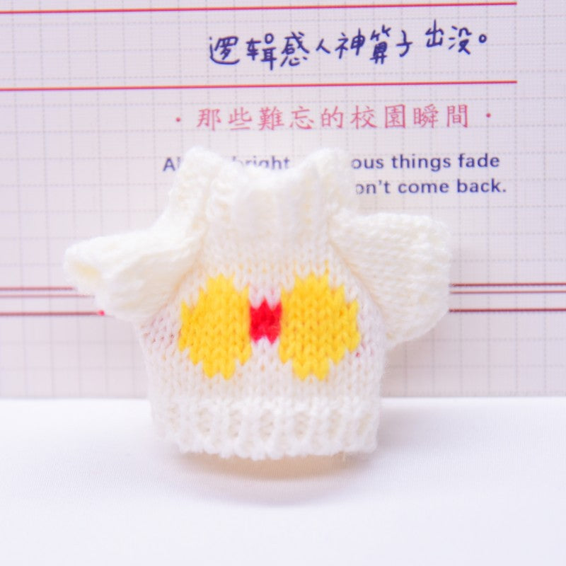 Wholesale Wholesale 10cm Handdog Doll Replacement Clothes Sweater Toy Cotton Doll Accessories Finished Dress-up Accessories