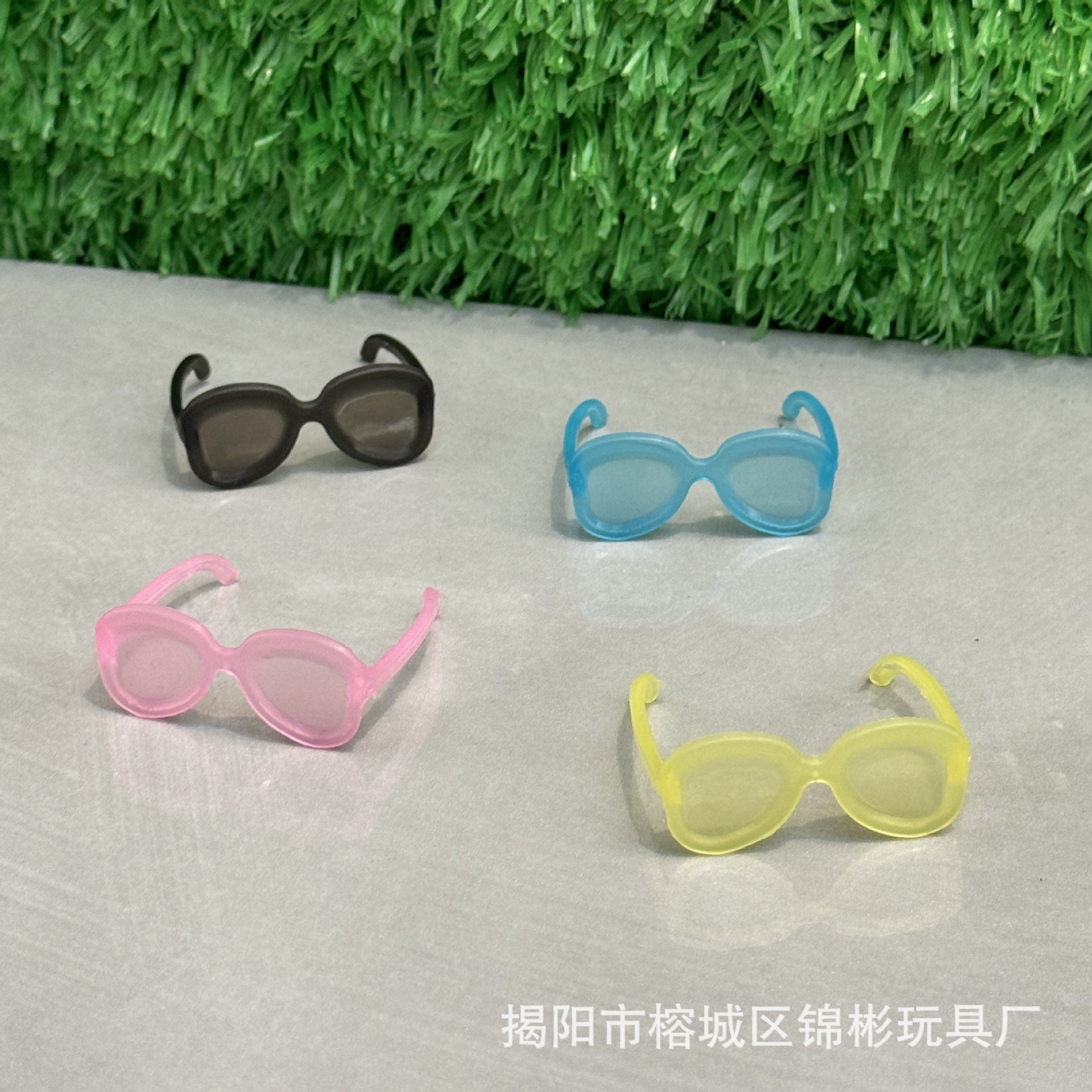 Wholesale 100pcs 30cm Doll Multi color Glasses Doll Accessories