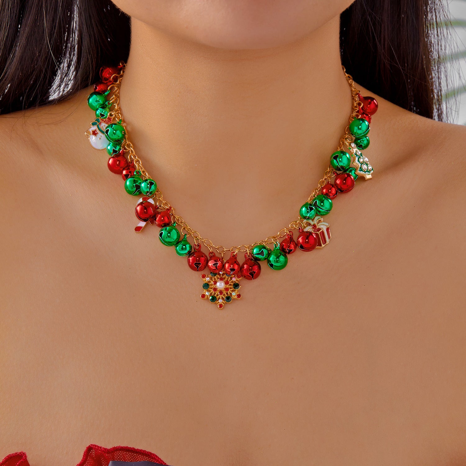 Wholesale Bell beaded necklace