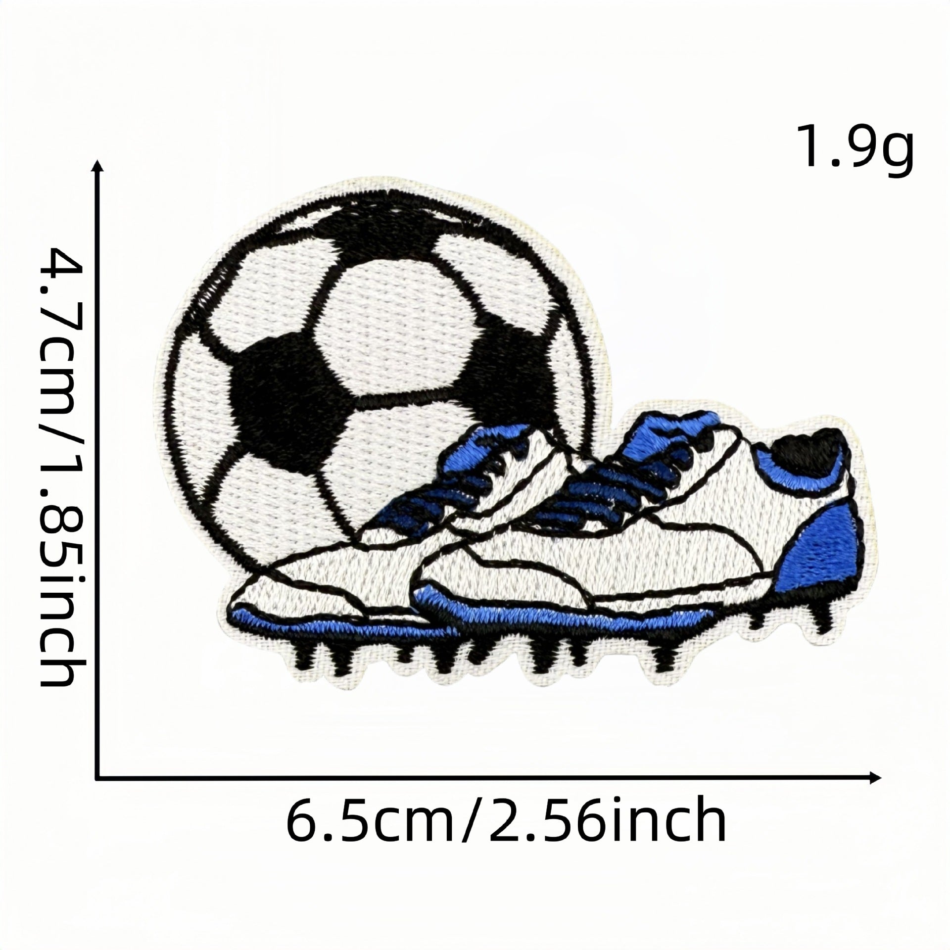 Wholesale Sports series cartoon shoes embroidery DIY Patches