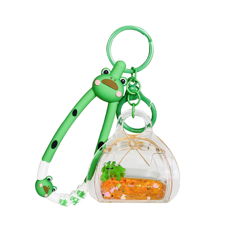 Wholesale Cartoon Frog Acrylic Keychains