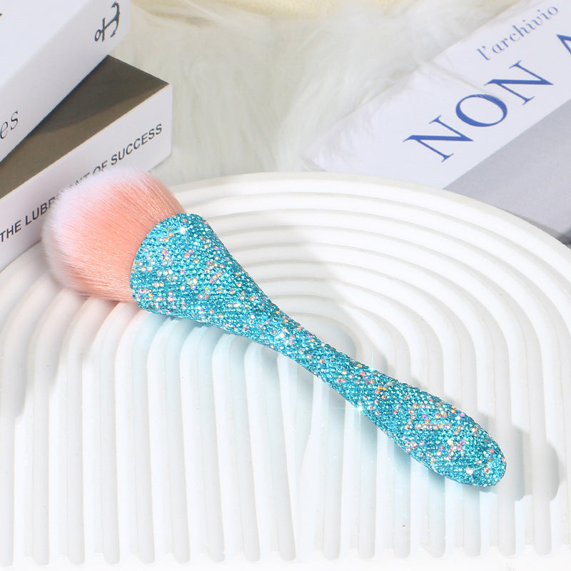 Wholesale Diamond Small Waist Loose Powder Soft Hair Makeup Brush