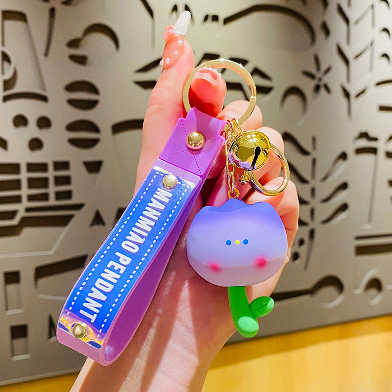 Wholesale Resin Tulip Keychain