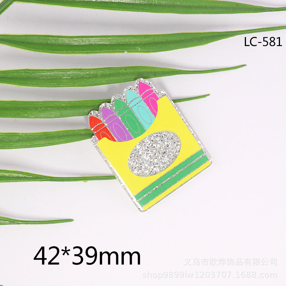 Wholesale 10pcs Car Medical Acrylic Patch Accessories