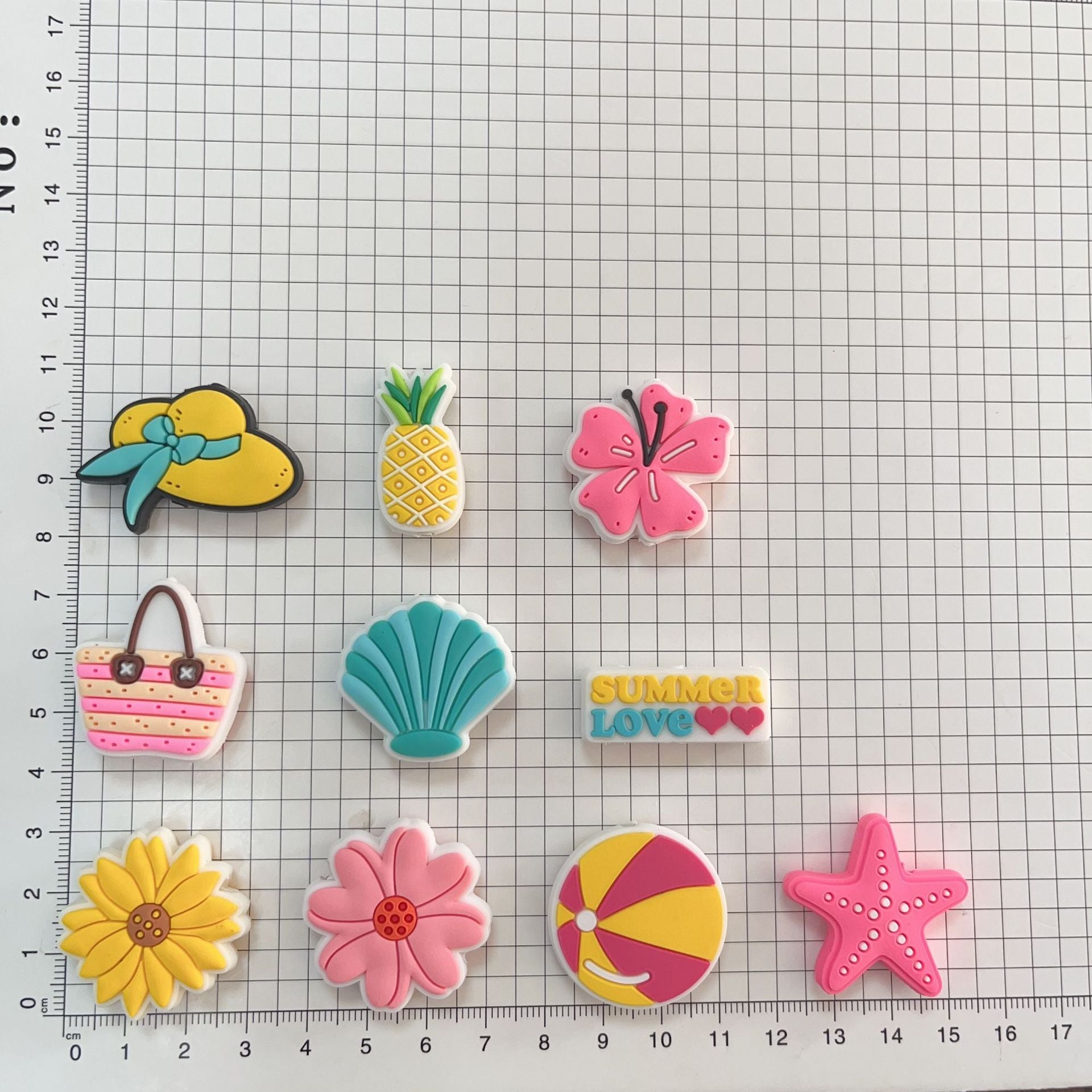 Wholesale  Random 100pcs/pack summer vacation beads   Focal Beads