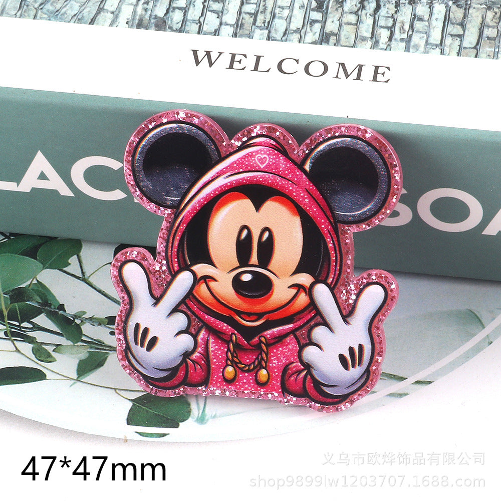 Wholesale Cute cartoon character and animal accessories in acrylic OLY Exclusive