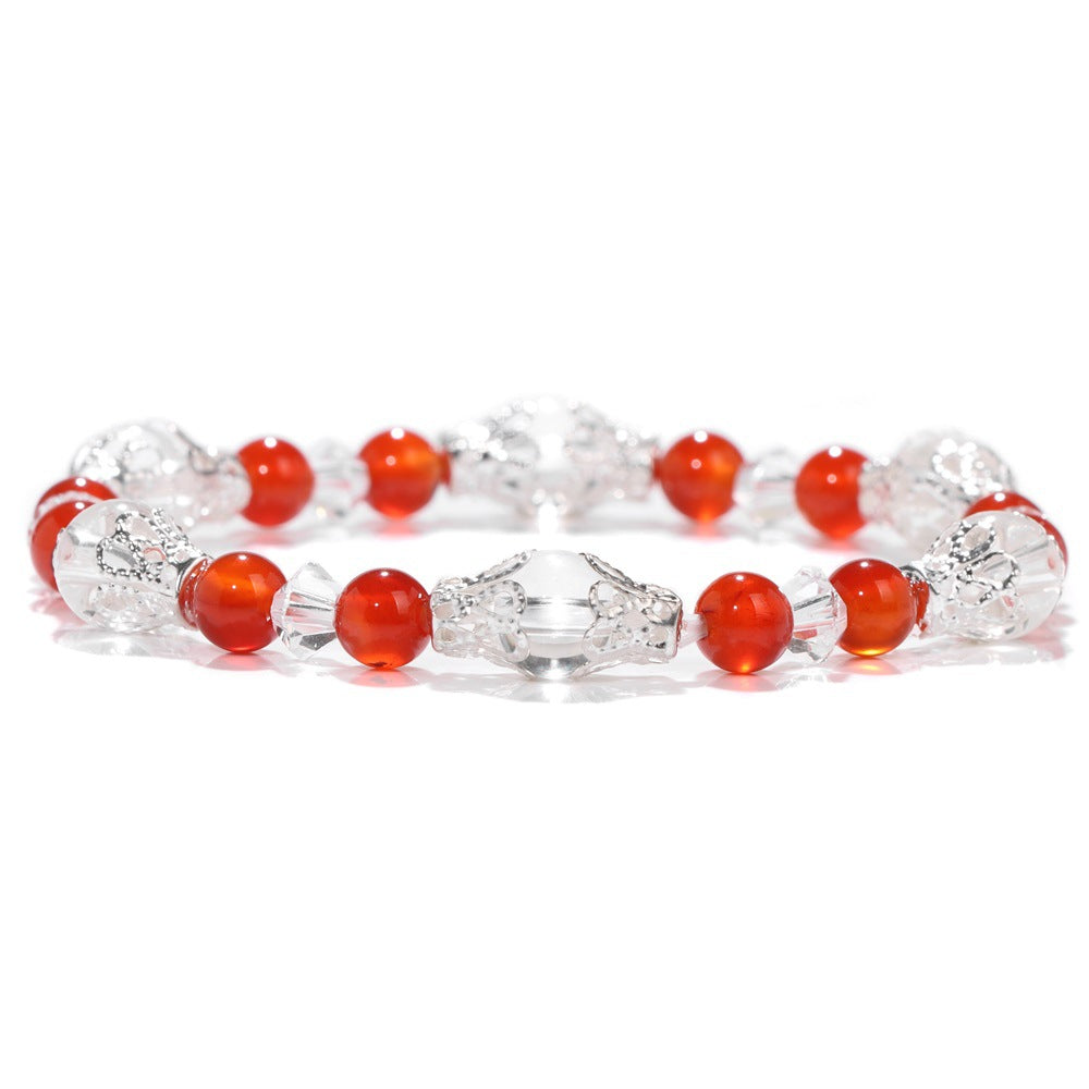 Wholesale Agate Crystal Elastic Cord Bracelet