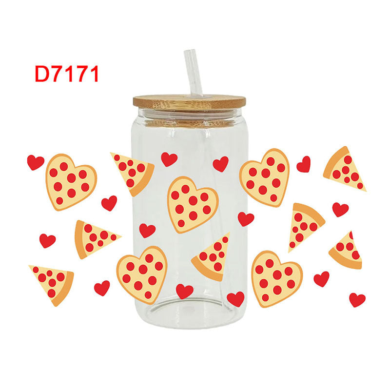 Wholesale Gourmet Volleyball 16oz Cup UV DTF Wraps