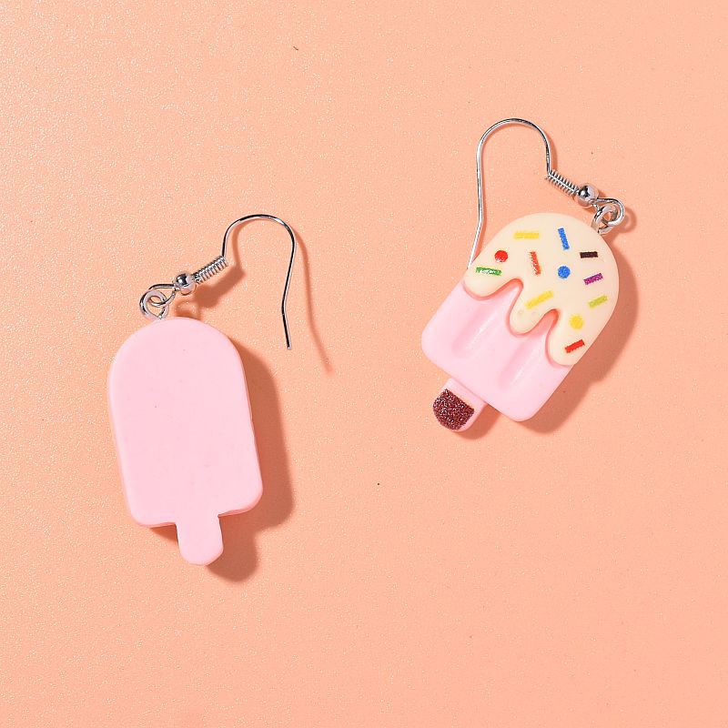 Wholesale Cartoon Cute Creative Simulation Popsicle Color Earrings