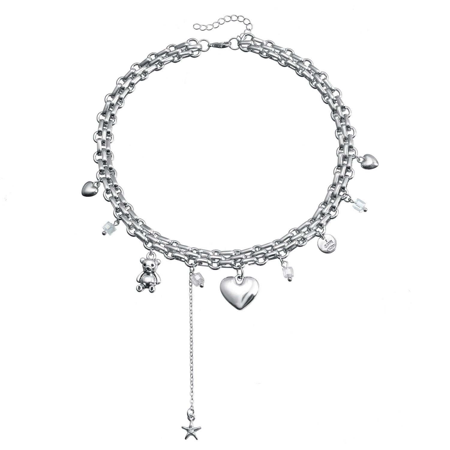 Wholesale Valentine' s Day love bear element necklace