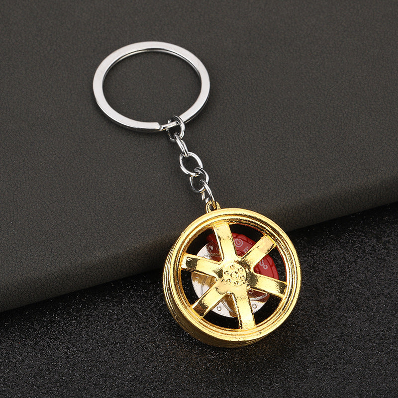 Wholesale Car Wheel Metal Keychain