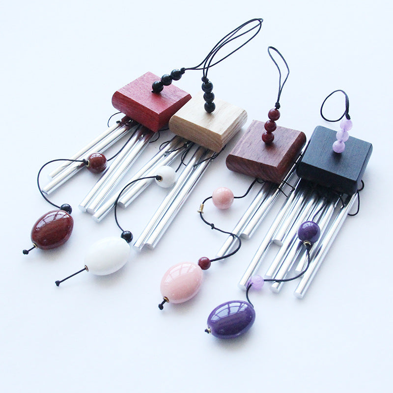 Wholesale Solid Aluminum Rod Metal Mini Wind Chime Decorative Pendant
