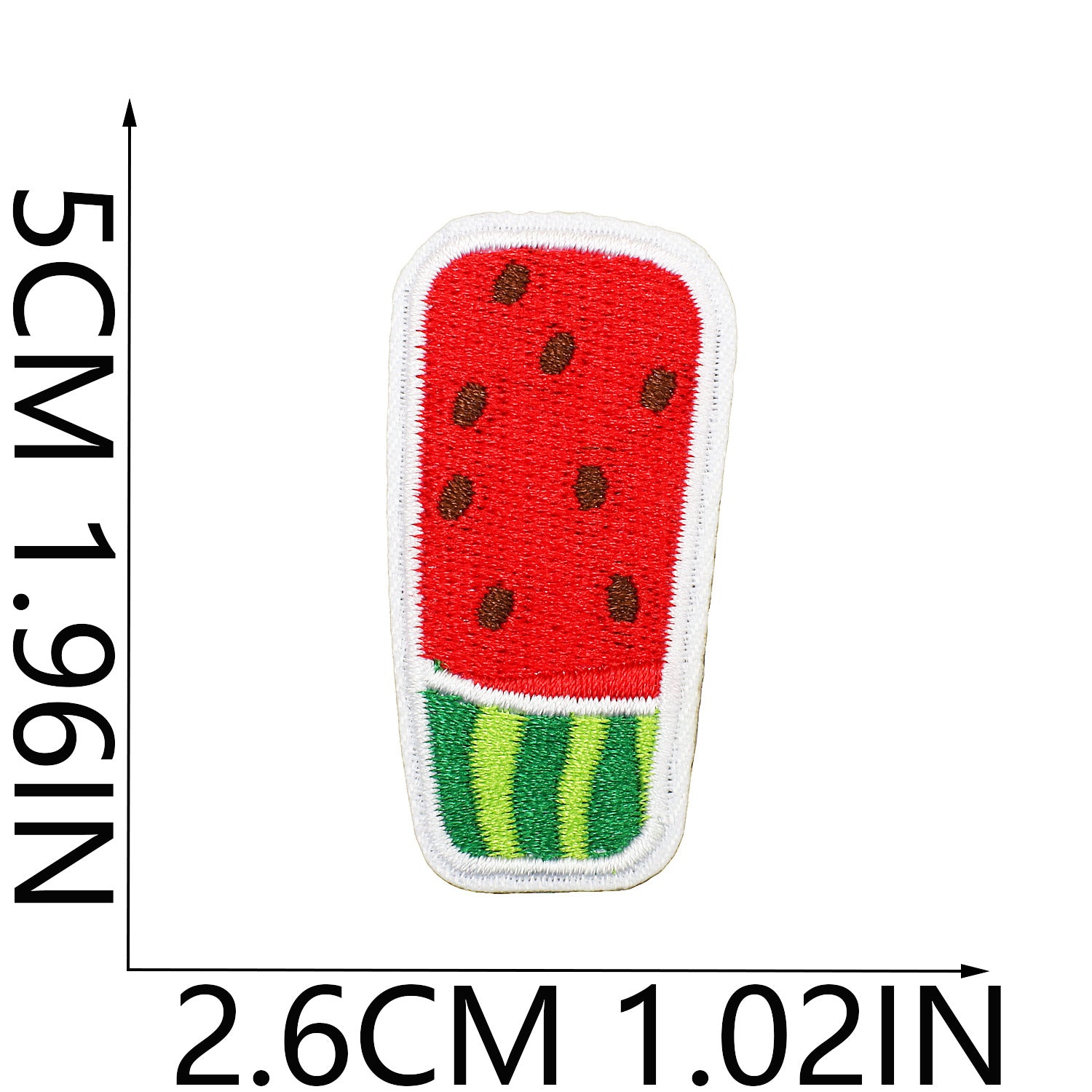 Wholesale Embroidered Watermelon Alphabet Patch Set 26 Letter Appliques For Clothing Bags And DIY Decoration