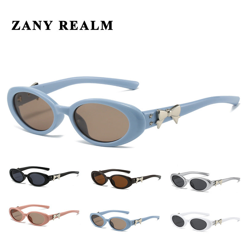 Wholesale Small oval frame luxury sunglasses