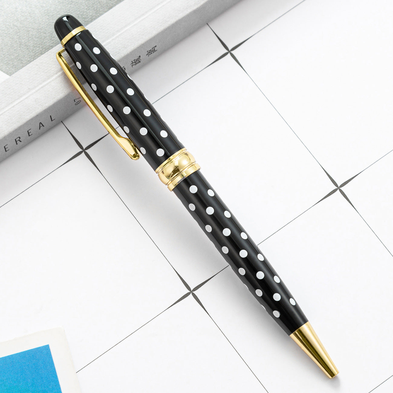 Whoelsale Pens Cute Dot Metal Pen Fashionable Office Pen