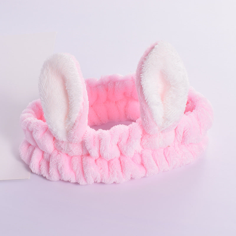 Wholesale Flannel Bunny Ears Headband