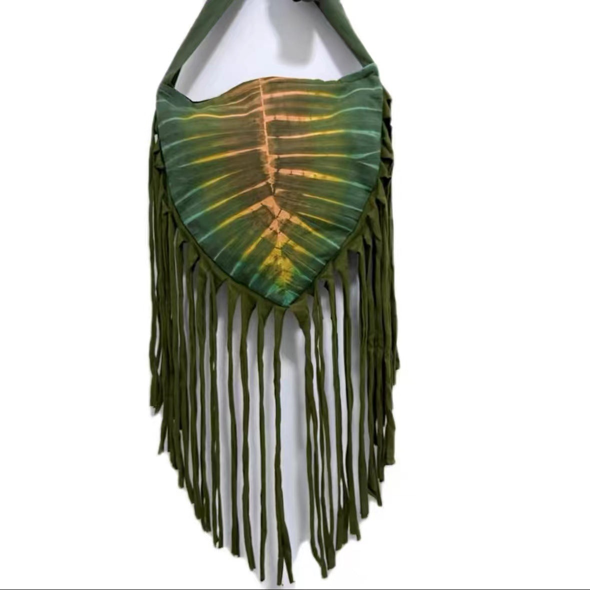 Wholesale Hippie Wasteland Style Bohemian Ethnic Style Niche Tassel Crossbody Shoulder Bag