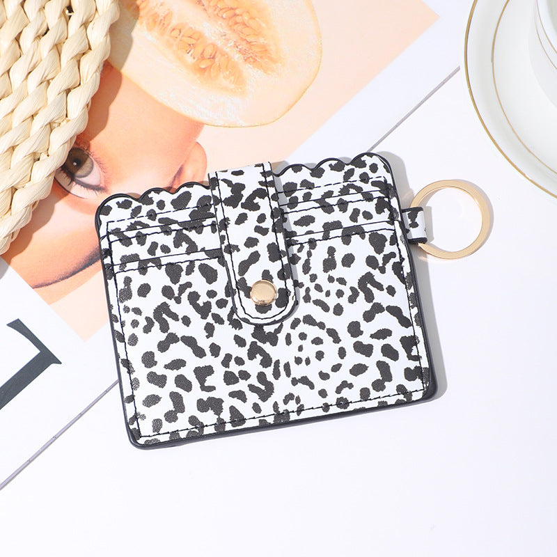 Wholesale PU Leopard Card Holder