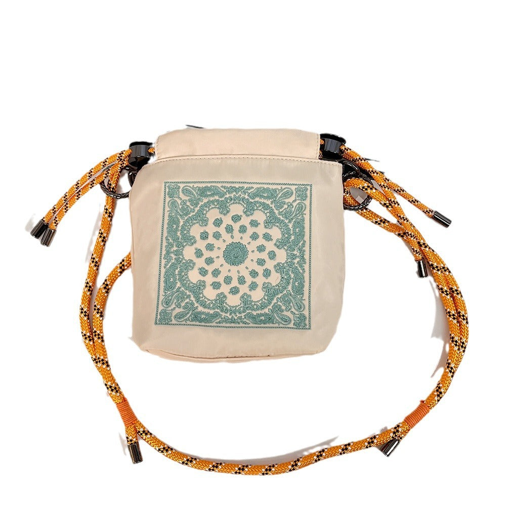 Wholesale Japanese style embroidered crossbody shoulder bag