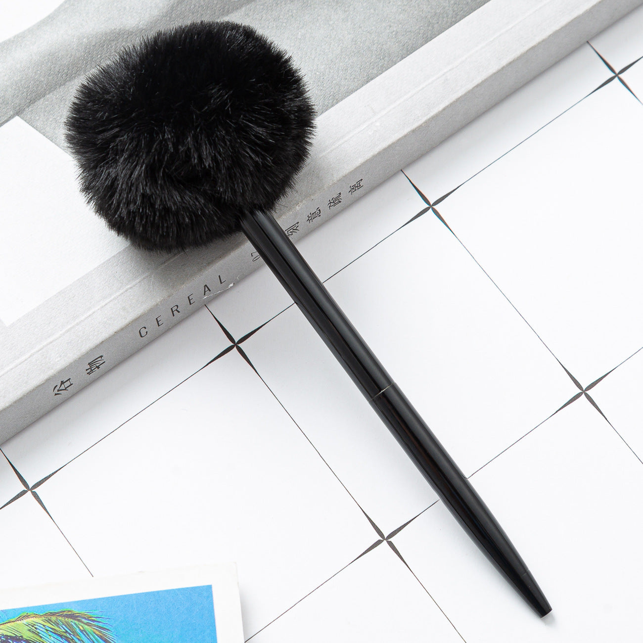 Wholesale Fur Ball Ballpoint Pen