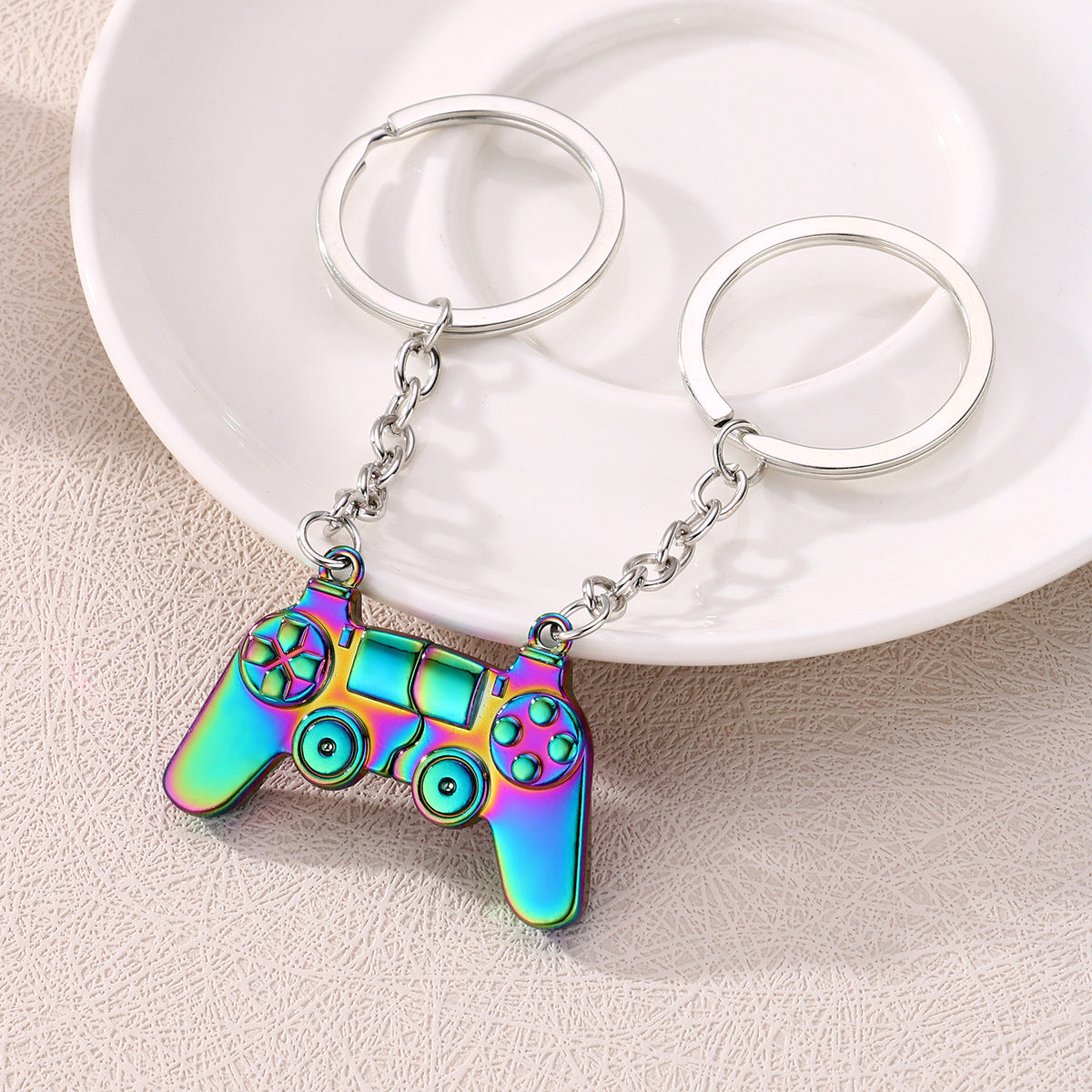 Wholesale Alloy Simple Magnetic Suction Couple Handle Keychain