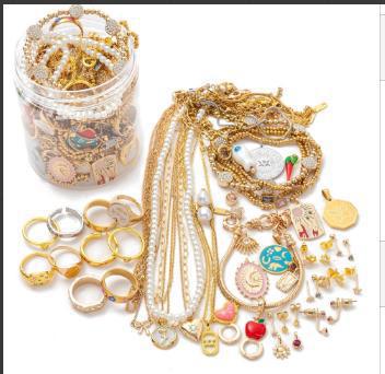 Wholesale Stylish Surprise Jewelry Gift Set Random Gold Alloy Earrings Necklace Bracelet Hair Clip Animal Party Accessory
