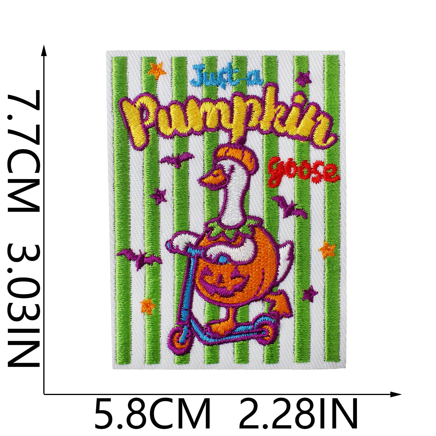 Wholesale  Embroidered Iron On Patches Ghost Zombie Design For Denim et And Bag Decorative Badge