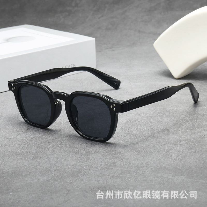 Wholesale Retro thick oval small frame high-end anti-ultraviolet sunglasses