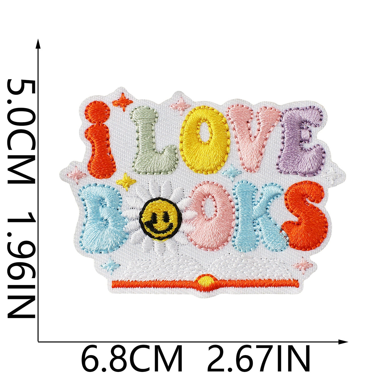 Wholesale Iron On Embroidered Patch Bear Book Design For Bags And Clothing Chic Boutique Craft