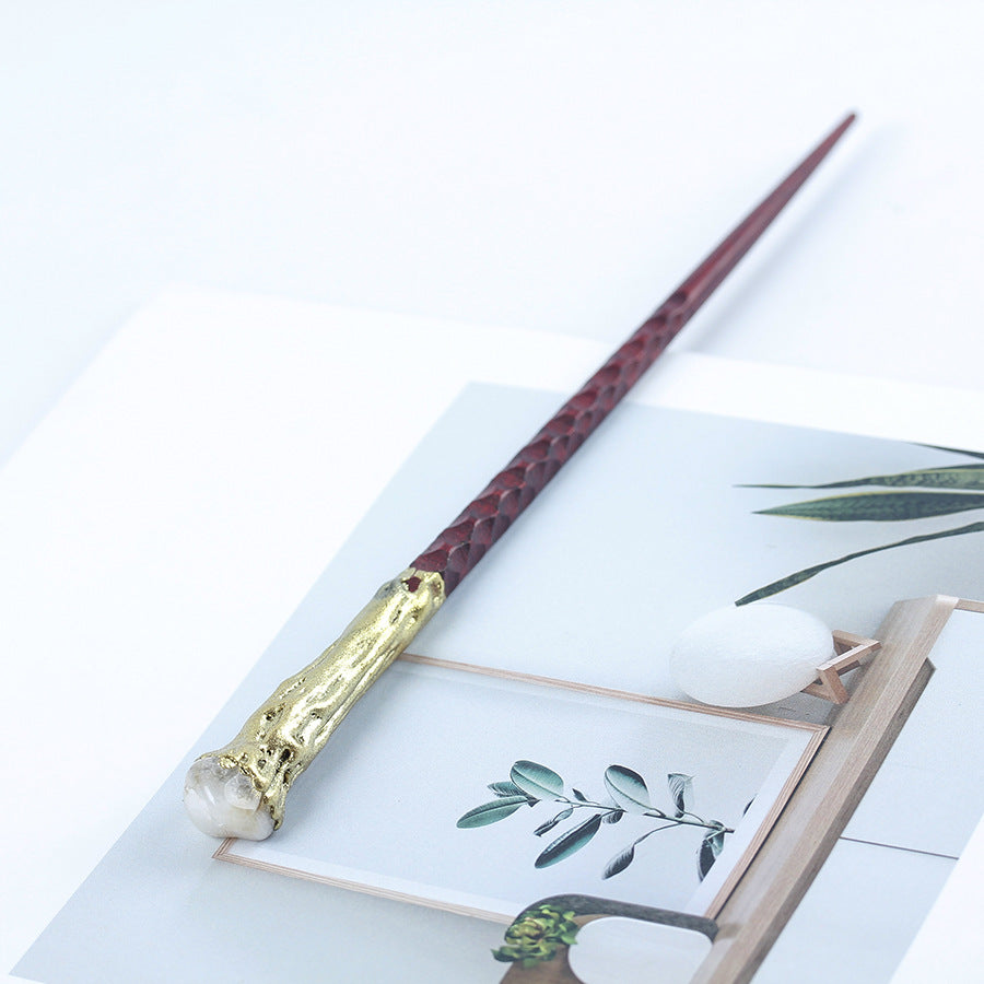 Wholesale Crystal Wood Magic Wand, Scepter, Fairy Elemental Ritual Prop