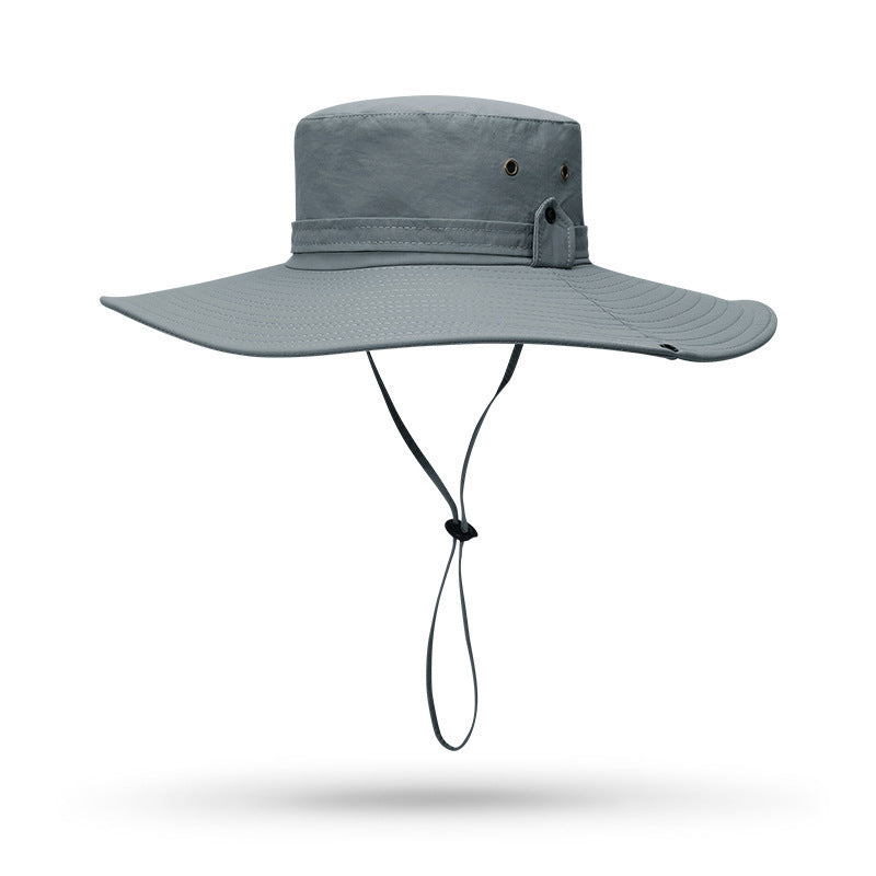 Wholesale Enlarged Brim Sunshade Men's Fisherman Outdoor Hiking Hat
