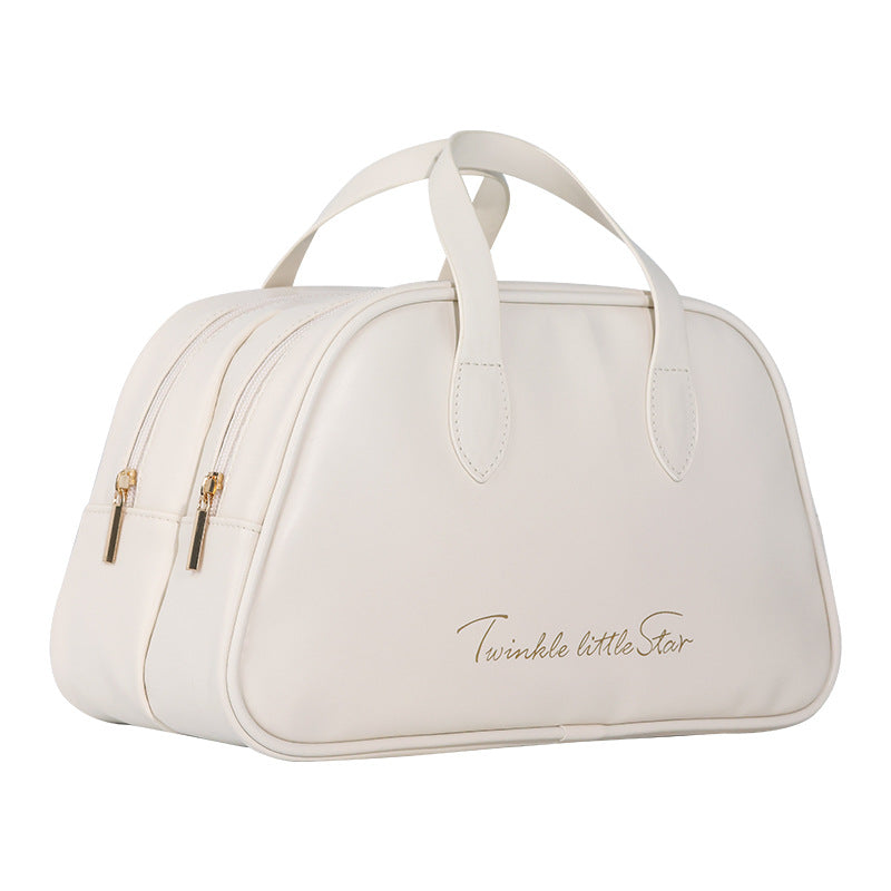 Wholesale PU Leather High-capacity Travel Makeup Bags