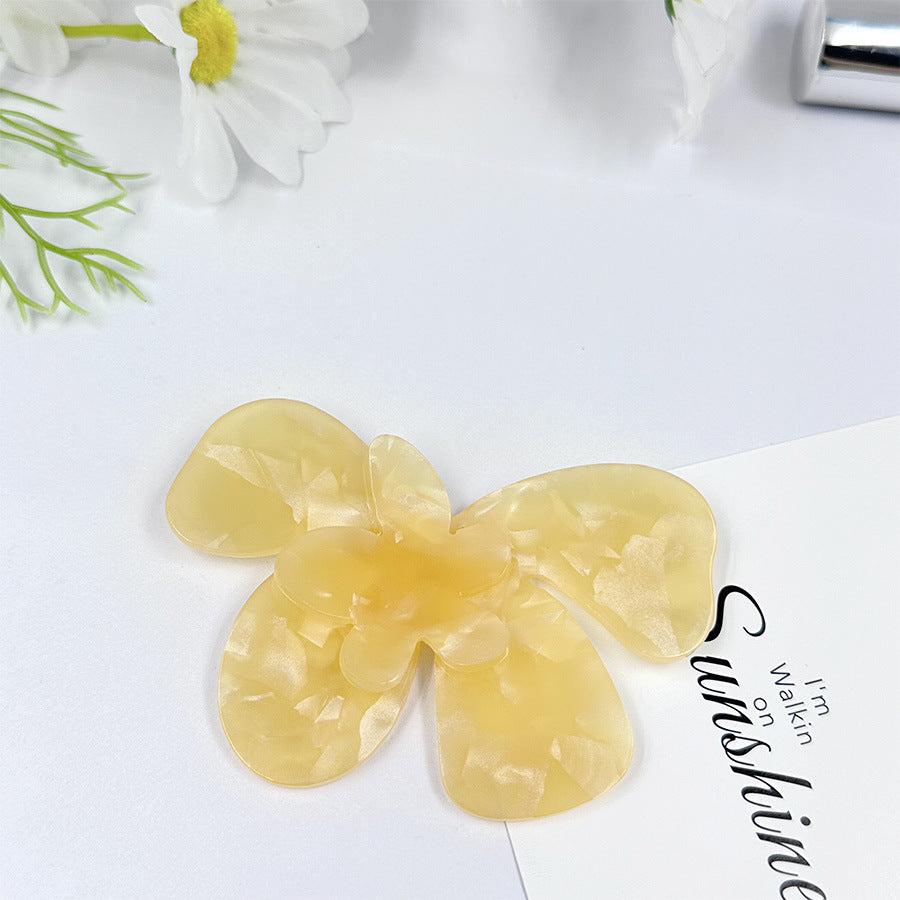 Wholesale 10pcs 8cm Loose Powder Acetate Sheet Large Flower Acrylic DIY Patch Accessories