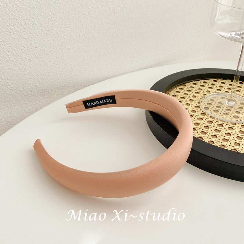 Wholesale of High-end Satin Sponge Summer Women's Fabric Headband