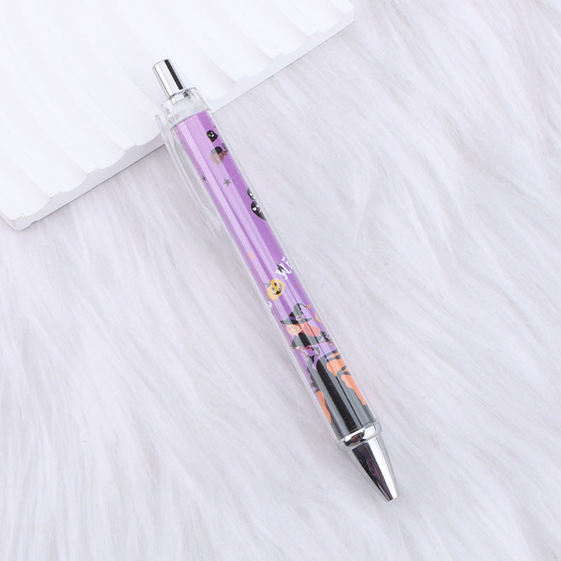 Wholesale Christmas & Pink Bow & Blingbling Roll Paper Ballpoint Pen