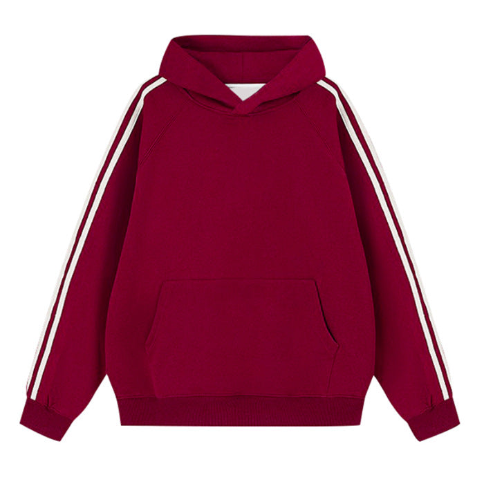 Wholesale Pure Cotton Retro Comfortable Sports Loose Casual Long-sleeved Hooded Clothes