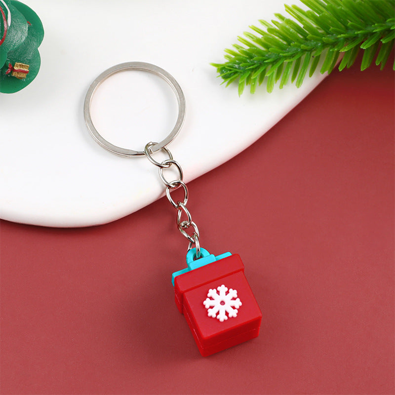 Wholesale Christmas Cartoon Silicone Keychain