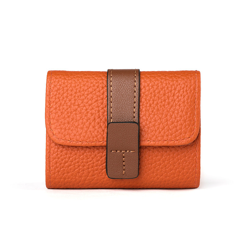 Wholesale Simple Buckle Multi-Card Slot Bank Card Holder Wallet