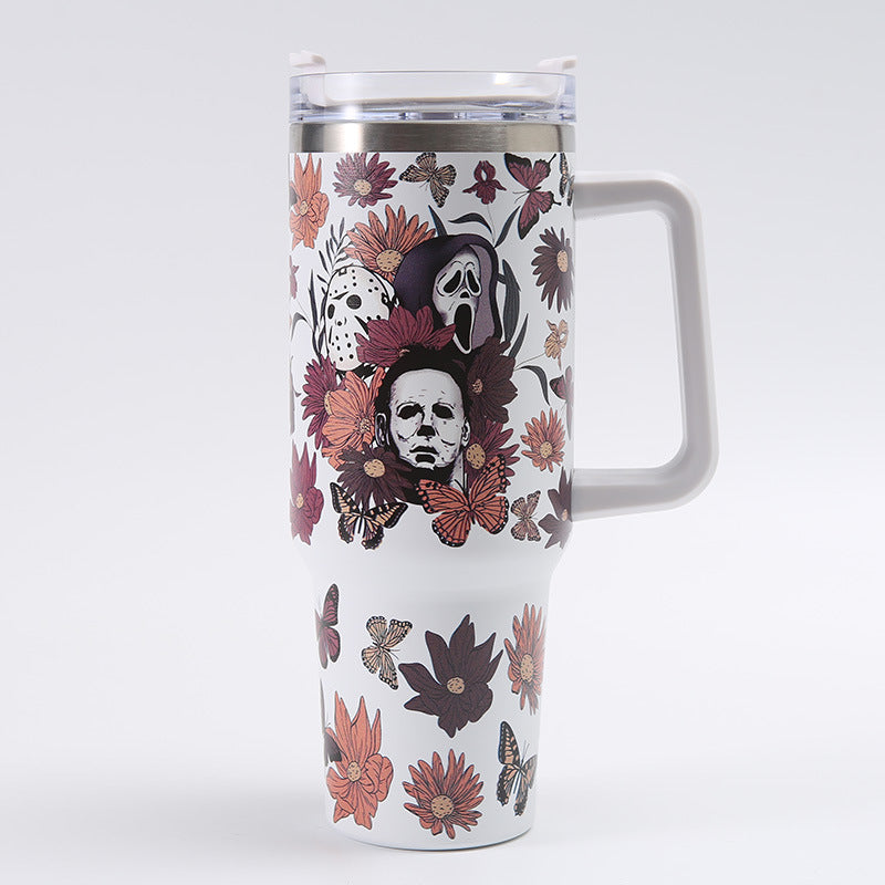 Wholesale Tumbler 40oz Printed Handle 1200ml Thickened Insulation Ice Cup