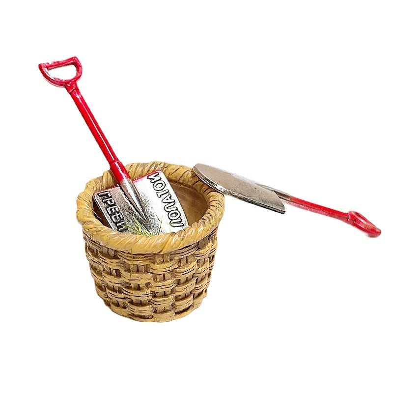 Wholesale 5pcs Miniature Shovel Mini Gardening Tool Dollhouse Doll Accessories