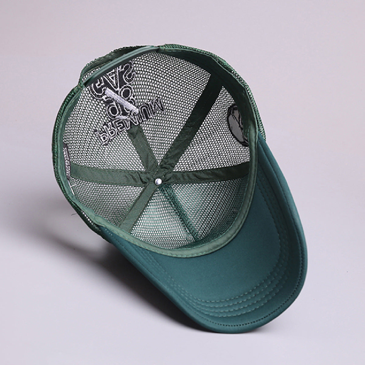 Wholesale  Trendy Brand Tooling Hip-hop Hat Letter Embroidery  GASSERVICE Truck Driver Street Retro Mesh Hat