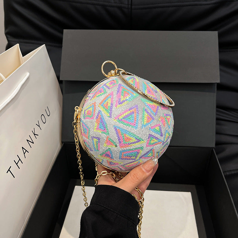 Wholesale sequin chain shoulder bag