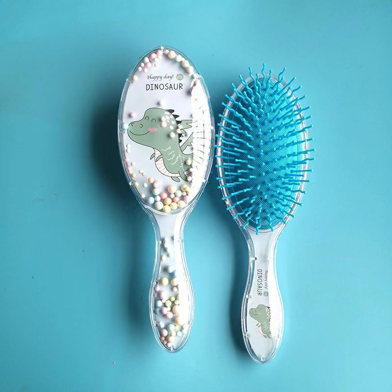 Wholesale ABS Oval Colored Glitter Comb