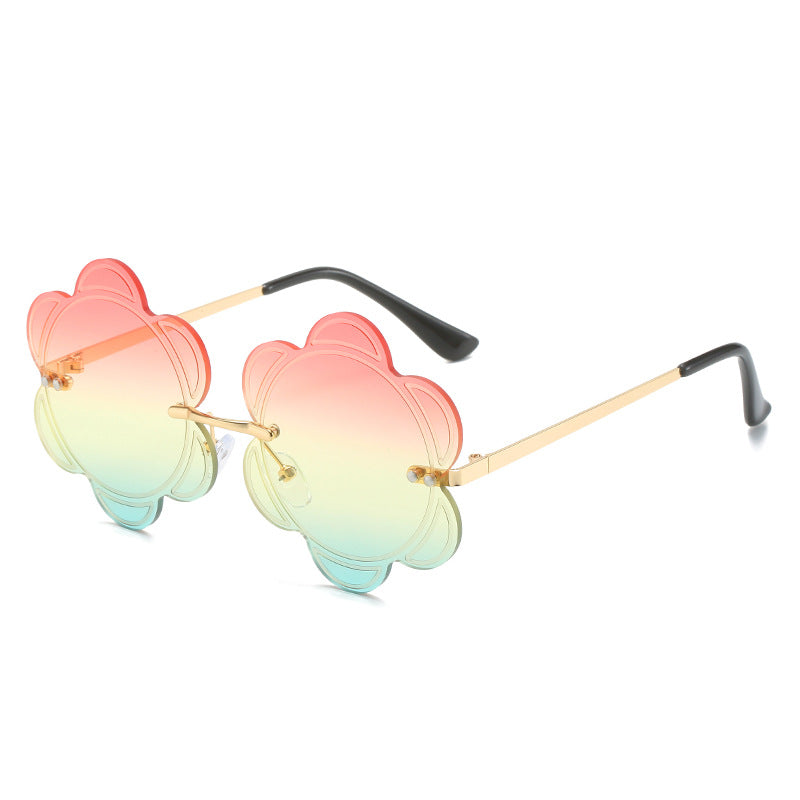 Wholesale Frameless Trimmed Sunflower Sunglasses