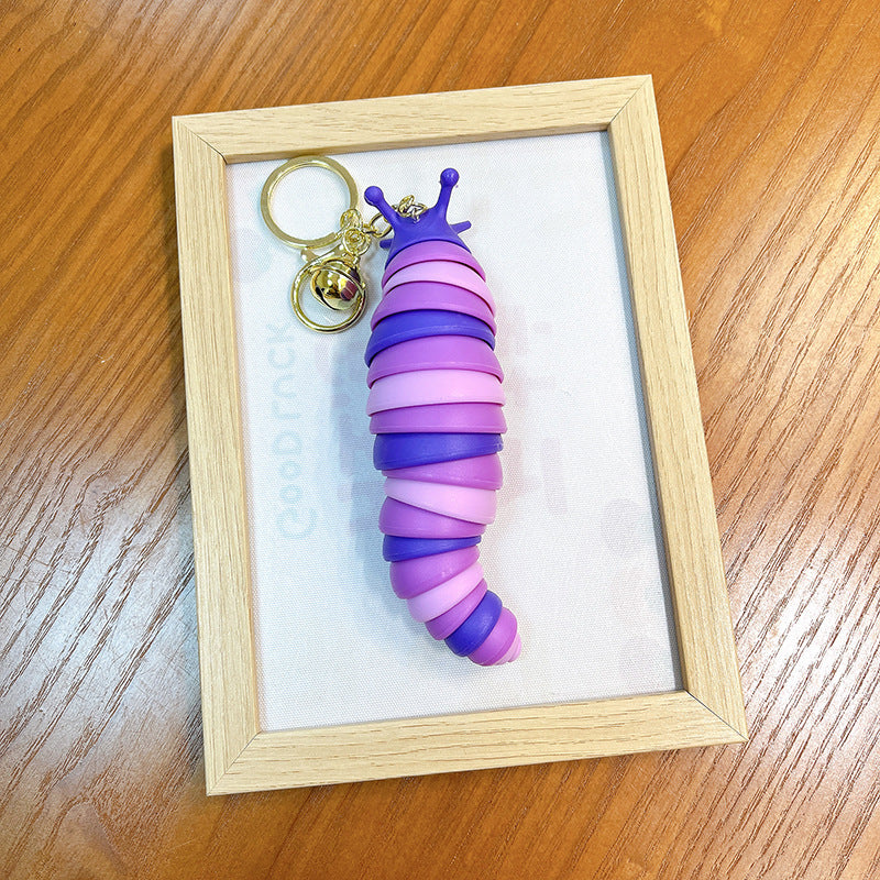 Wholesale Caterpillar Plastic Keychains