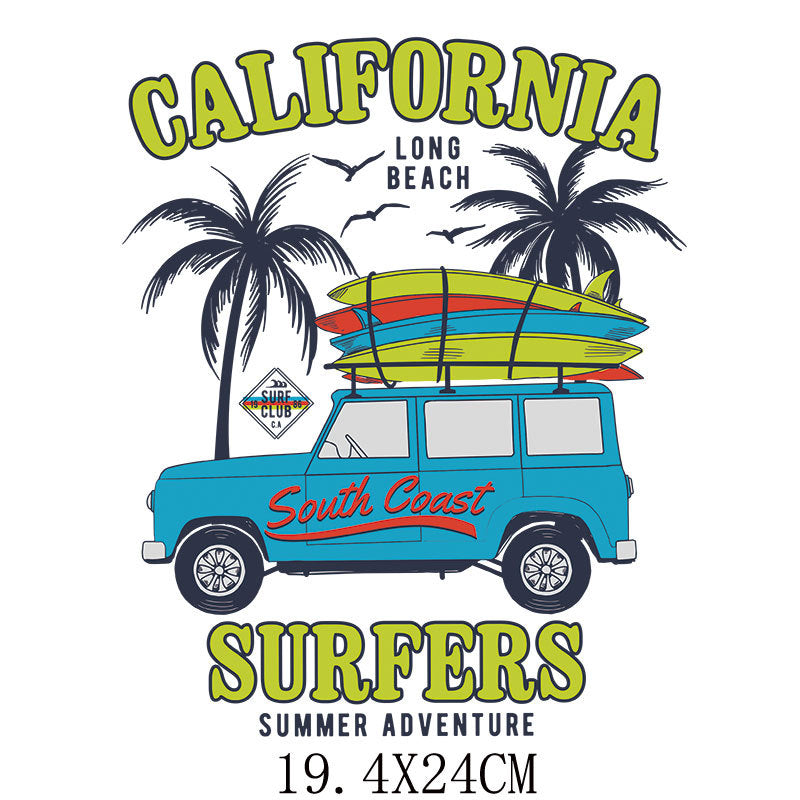 Wholesale Summer Cartoon Heat Transfer   UV DTF Ready to Press Transfers Wraps