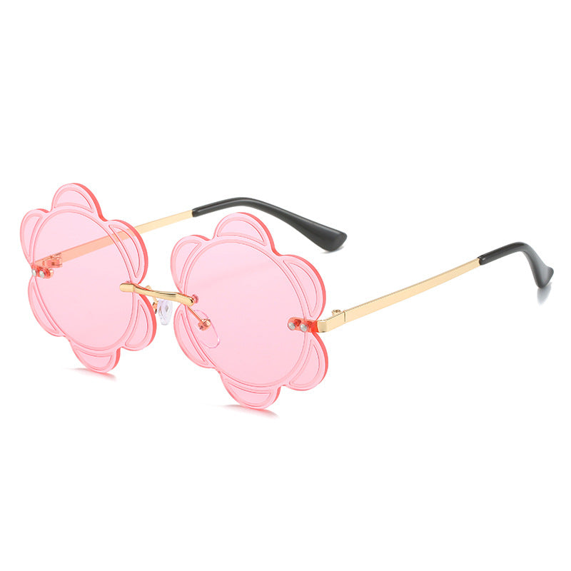 Wholesale Frameless Trimmed Sunflower Sunglasses