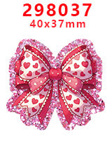 Wholesale Random 30pcs Pink Bow Series Acrylic Flatback